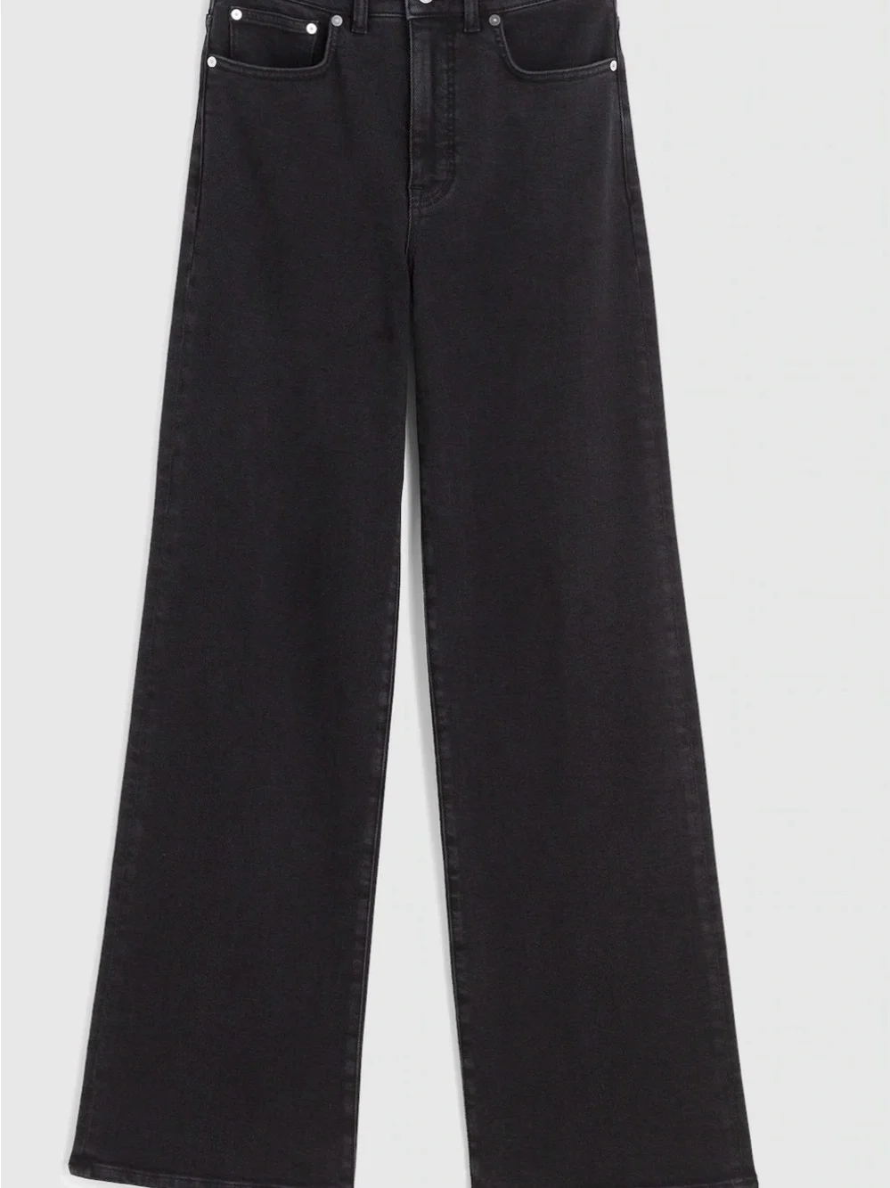 Madewell The Wide-Leg Jean in Super Stretch Denim Sz 27 - Picture 1 of 7